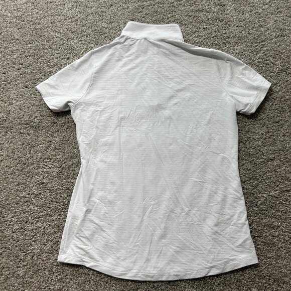 IBKUL Women's Sz Small Short Sleeve Solid Golf Sun Protection 50+ Pullover - Picture 2 of 7